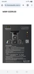 Bravius 3.1 Hi Def Sound Amplifier. Black 1500W Bluetooth Capable.. Fixed Price $200.00.