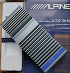 Rare Alpine Audio KTE-100M Amplifier End Cap New Original Packaging. Fixed Price $175.00.