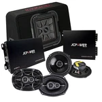 Kicker - Jcpower Full Sound System Subwoofer, Speakers & Amps. Fixed Price $780.00.