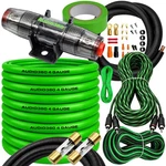 AUDIO360 4500W Gauge Amplifier Wiring Kit With 80A, 100A Fuse Holder & Rca. Fixed Price $39.99.