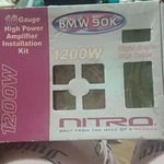 Nitro Bmw 90K 10 Gauge Amplifier Installation Kit 1200W Right Angle Rca Cable. Fixed Price $33.93.