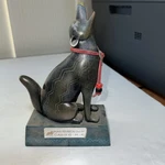 1943 1944 1945 Phoenix High School Reunion Coyote Statue Az. Fixed Price $39.00.
