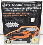 Vintage Pyramid SE903-VL-LED 10-BAND Graphic Equalizer, 200 Watts Amp. New. Fixed Price $220.00.