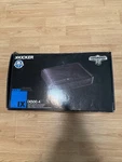 Kicker IX500.4 500W 1X Full Range Amplifierw/power Kit CK-ZCK44 & Certified Card. Fixed Price $550.00.