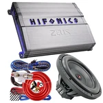 Hifonics ZG-1800.1D 1800W Amp + 1X Gravity G5-12D4 12" Subwoofer Ga Kit. Fixed Price $269.99.