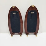 Rare Pair Flat Panel Speakers FPS-200 Wood 10W (static, Pitch Off). Fixed Price $89.99.