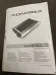 Phoenix Gold Z500.1, Z250.2, Z500.4 Amplifier Owners Manual (new). Fixed Price $9.99.