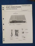 Kenwood KAC-526X KAC-S426 Amplifier Service Manual Factory Original Real Thing. Fixed Price $17.08.
