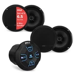Pyle PLMRKT9 Black Universal Mount Bluetooth Speaker & Amplifier System Open Box. Fixed Price $79.99.