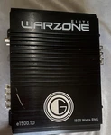 Gravity Warzone Elite E1500.1D Mono Car Audio Amplifier 1500W Rms. Fixed Price $190.00.