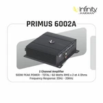 Infinity Car Speakers Primus 6002A Channel Amplifier 500W. Fixed Price $224.10.