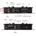 3800-W Max 2-CHANNEL Car/truck Amplifier Stereo Audio Speaker System Device. Fixed Price $38.06.