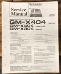 Pioneer GM-X304 GM-X404 Amplifier Service Manual *original*. Fixed Price $14.97.