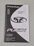Rockford Fosgate Punch 2-CHANNEL Amplifier Installation Operation Booklet Manual. Fixed Price $10.00.