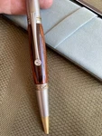 Handmade Elegant Ballpoint Majestic Titanium Pen Artisan Cocobolo Wood -gift Box. Fixed Price $36.99.