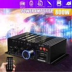2 Channel 800W Bluetooth Mini Hifi Power Amplifier Audio Stereo Home Car Fm. Fixed Price $21.90.