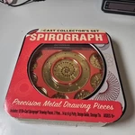 Spirograph Die Cast Collectors Set Precision Metal Drawing Pieces Curves Art Tin. Fixed Price $29.99.