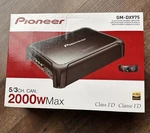 Pioneer GM-DX975 Class Fd 2000W 5-CHANNEL Amplifier-wired Bass Remote New In Box. Fixed Price $435.00.