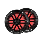Open Box Rockford Fosgate M1-65B 6.5" Color Optix Marine 2 Way Speakers (black). Fixed Price $187.49.