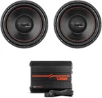 DS18 Bass Bundle - 2X 12" Subwoofer + 2500W Monoblock Amplifier For Car Audio. Fixed Price $375.95.