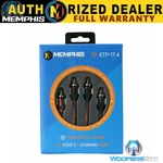 Memphis Audio ETP-17.4 Foot Channel Car Amplifier Rca Jack Wire Cable New. Fixed Price $34.95.