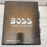 Boss Audio Systems Riot R1100M Mono Mosfet Car Amplifier 1100W Rms. Fixed Price $40.00.