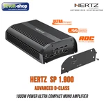 Hertz Sp 1.900 1000W Ultra Compact Advanced D-class Mono Amplifier; New. Fixed Price $405.00.