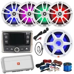 Infinity Gauge Receiver, 4X 6.5" 225W Speakers, 10" Rgb Led Subwoofer, Amplifier. Fixed Price $907.99.