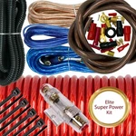 Audiotek 4 Gauge Kit Amplifier Install Wiring Complete Wire 2300W Red. Fixed Price $29.95.