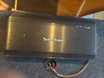 Rockford Fosgate Prime R500-1 Mono Subwoofer Car Amplifier And Alpine Speaker. Fixed Price $400.00.