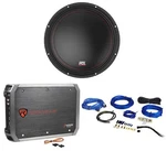 Mtx 3510-04 10" 500 Watt Svc 4-OHM Car Audio Subwoofer+amplifier+amp Wire Kit. Fixed Price $180.92.