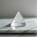 High Quality Clear Crystal Pyramid Certified Polished Energy Amplifier. Fixed Price $34.32.