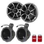 Wet Sounds RECON6-S 6.5",SSV US2-C65U-200 Black Speaker Pod With 2.00" Clamps. Fixed Price $403.97.