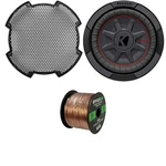 Kicker 48CWRT84 8" 600W 4-OHM Ultra-thin Car Subwoofer (single), Grille, Wire. Fixed Price $179.49.
