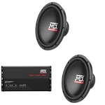 Mtx Audio JH7005 Jackhammer Ch. Amp, (2) Terminator 12" Subwoofers Bundle. Fixed Price $389.89.