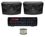 Pair Rockville KPS12 12" 3-WAY 1600W Karaoke Speakers+bluetooth Amplifier Mixer. Fixed Price $484.85.
