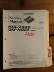 Pioneer GM-X922 X1022 Service Manual Original Repair Book Stereo Power Amp. Fixed Price $24.99.