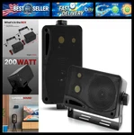 Pyramid 3-WAY Indoor Outdoor Speaker System 3.5 Inch 200W Pair Of Mini Box Cei. Fixed Price $47.99.