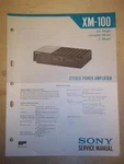 Sony Service Manual XM-100 Amplifier/amp Original Repair. Fixed Price $9.98.