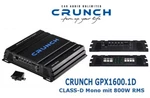 Crunch GPX1600.1D Digital Mono Amplifier With Bass Remote Control. Fixed Price $197.90.