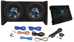 Rockville RV8.2A 800 Watt Dual 8" Car Subwoofer Enclosure+mono Amplifier+amp Kit. Fixed Price $149.95.