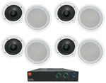 Jbl X 80W Commercial 70V Amplifier AMP+8) 8" Ceiling Speakers. Fixed Price $739.75.