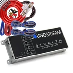 Soundstream ST4.1200D Watt Compact 4-CHANNEL Motorcycle Car Audio Amp + Kit. Fixed Price $169.99.