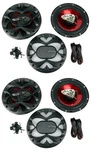 4) New Boss CH6530 6.5" 3-WAY 600W Car Audio Coaxial Speakers Stereo Red. Fixed Price $60.99.