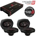 Cerwin Vega Hed Amplifier, Channels, 900W Max W/ 6.9'' 420W 4-WAY Speakers. Fixed Price $341.99.