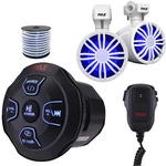 Pyle PLMRBT18MIC Marine Bluetooth Receiver, 2X 3.5 20W Max Off-road Speakers. Fixed Price $208.49.