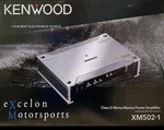 New Kenwood XM502-1 Marine/motorsports Mono 1-CHANNEL Compact Amp. Fixed Price $269.00.
