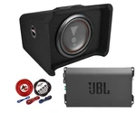 Jbl Club 1000P Subwoofer 1400W + Stage GT5001 Mono 122W Car Audio Amp & Kit. Fixed Price $589.90.