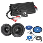 Nvx MVPA4 4-CHAN Amp,mb Quart PK1-116 6.5" Speakers+ XKIT84 Ga Wiring. Fixed Price $522.97.
