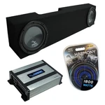 06-18 Fits Dodge Ram Mega Cab Harmony R104 Dual 10" Sub Box & HA-A400.1 Amp. Fixed Price $384.95.